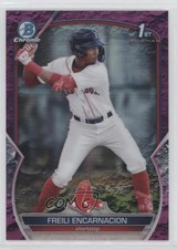 2023 Bowman Fuchsia Lunar Crater Refractor 9/199 Freili Encarnacion #BCP-117 0c6