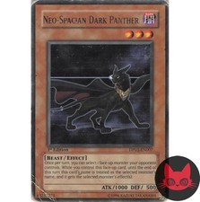Yugioh Neo-Spacian Dark Panther DP03-DE007 Rare 1. Auflage HP