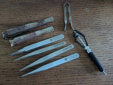 Watchmaker Tools, Dumont /Ideal-Tek Tweezers, Roller Remover, Hand Remover #S178