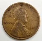 1917 P Lincoln Wheat Cent  VF/XF You Grade It! Copper Penny Type EF Free Ship!
