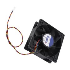 .  12cm Cooling Fan 120x38mm 6000rpm 12V 2.7A 4pin FG DC Brushless PWM Black NDE