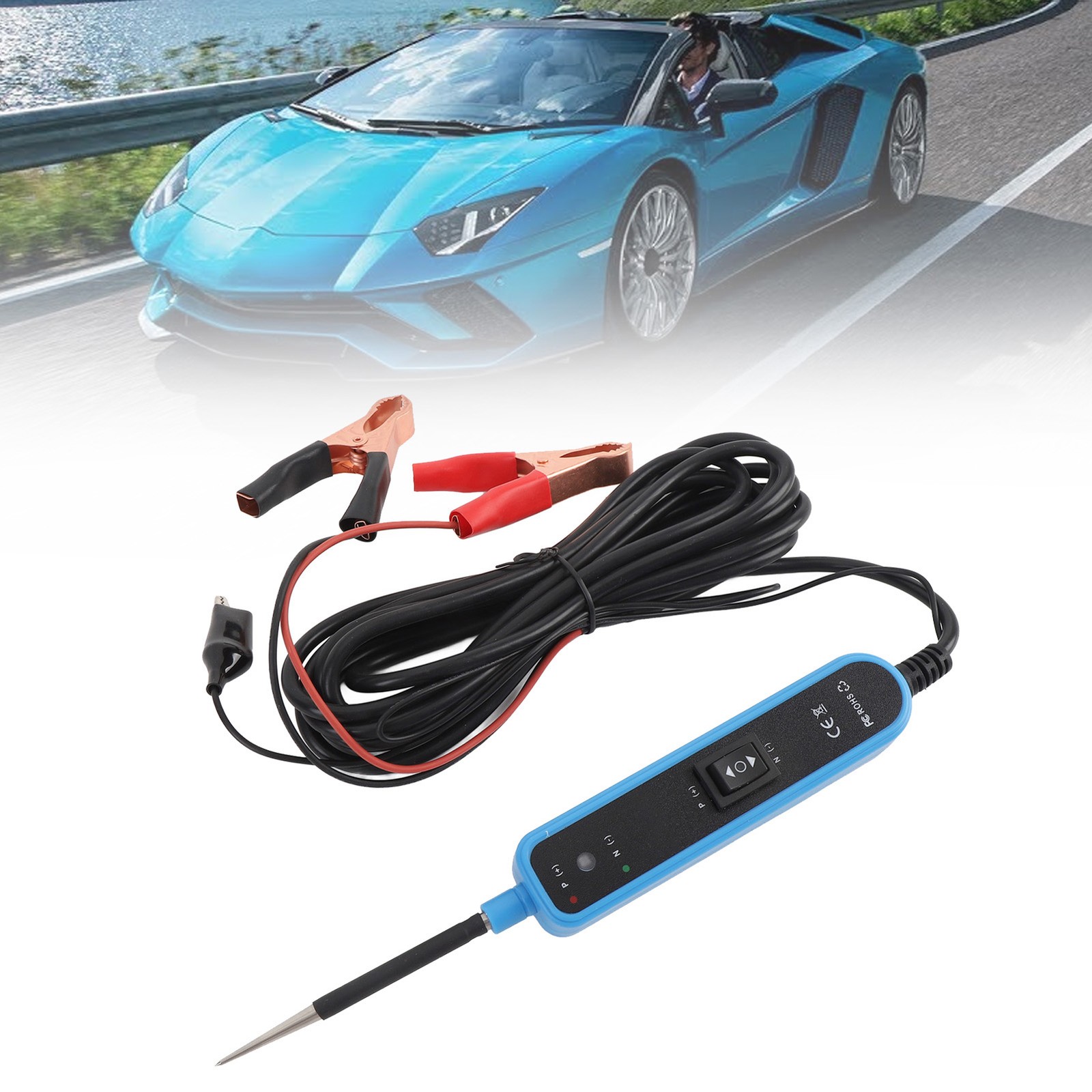 DC6-24V Car Electrical Circuit Tester 7A Break Current Short Circuit Protection