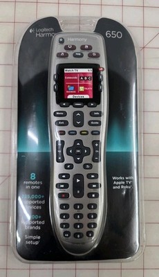 Logitech Harmony 650 Universal Color Screen Remote  NEW!
