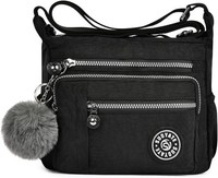 UmhäNgetasche Damen Nylon Schultertasche Multi Pocket GroßE KapazitäT FüR