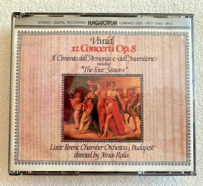 Vivaldi, 12 Concerti Op.8, Liszt Ferenc Chamber Orchestra-2 CD 1983-Hungaroton