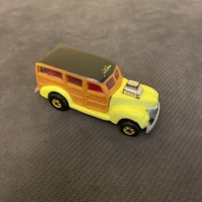 Hot Wheels  '40s Ford Woodie California Cal Custom Yellow - 1979 Mattel Vintage