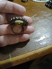 Vintage Sterling Silver Native American Ring Possible Moon Stone — photo 4