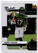 2022 Clearly Donruss Garrett Wilson #TR-5 The Rookies New York Jets