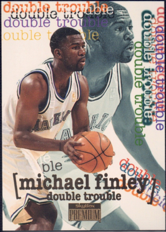 1996-97 Skybox Premium #263 Michael Finley Double Trouble