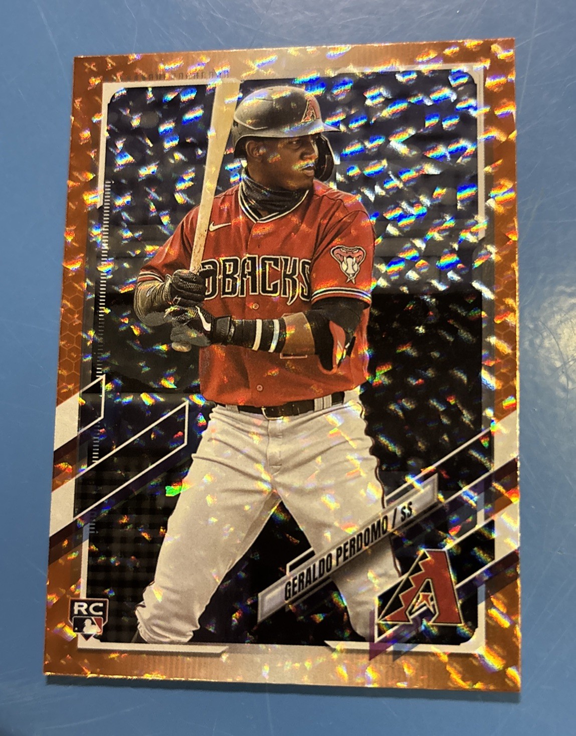 2021 Topps Update Geraldo Perdomo Orange Foil /299 Rookie RC #US268 Diamondbacks