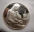 100 Greatest Masterpieces 66g Sterling Silver  J Pinches- Mary Magdalene