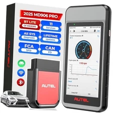  MaxiDiag MD906 PRO OBD2 Scanner, 2025 MD906PRO All Sys Diagnostic Scan Tool 