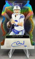 2022 Select Cooper Rush Signatures Tye Die Auto /25 #SIP-CR Cowboys