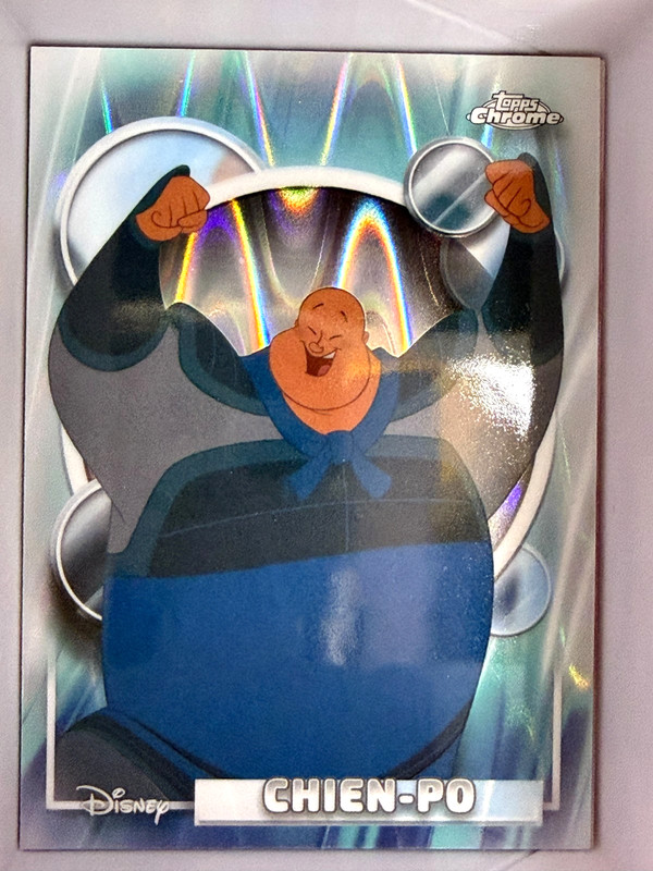 2026 Topps Chrome Disney Chien-Po #132 Mulan Raywave Refractor Trading Card