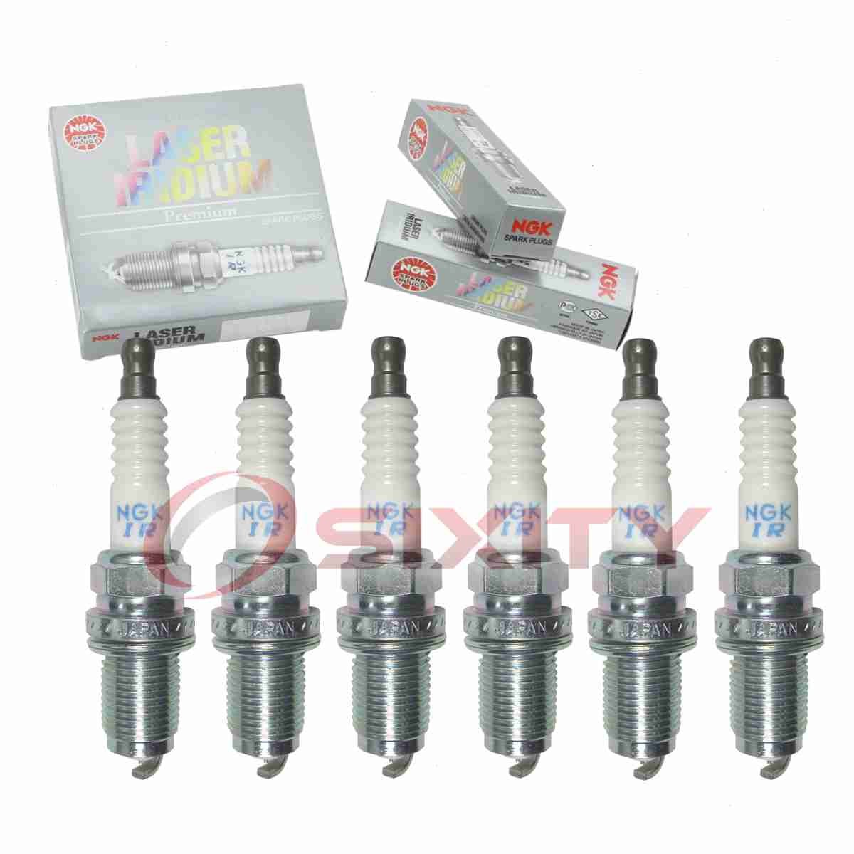 6 pc NGK 6748 IZFR6K-11E Laser Iridium Spark Plugs for 9807B-5617C Ignition kk
