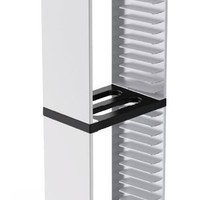 Double Video Game Storage Tower Store 36 Game Discs Storage Holder Shelf For Sal