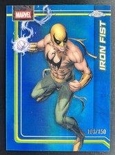 Iron Fist 2026 Topps Chrome Marvel Blue /150 Refractor Daredevil True SP #56