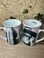 Lot 2 Manhattan Cafe Breakfast At Tiffanys Mugs Coffee Cup Audrey Hepburn Cardew