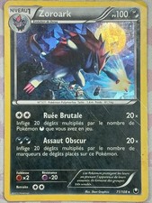 Carte Pokemon Zoroark Holo 71/108 Noir et Blanc Explorateurs Obscurs