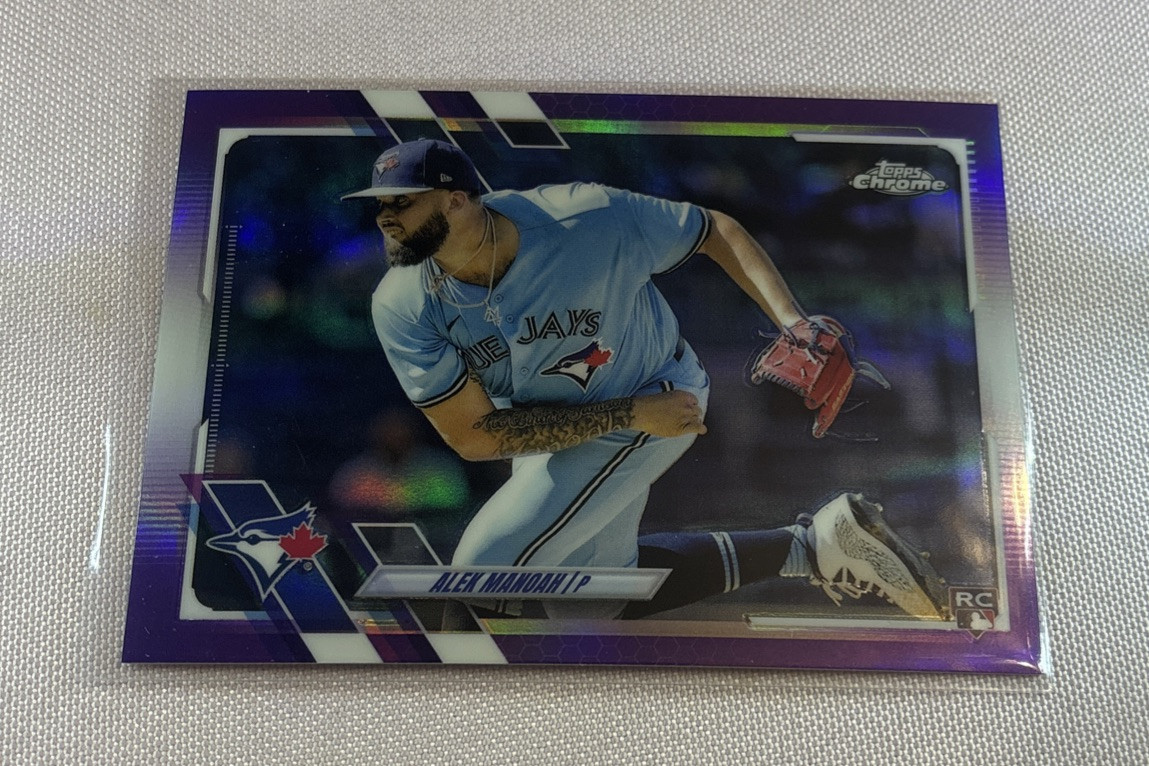 2021 Topps Chrome Update Series - Purple Refractor #USC65 Alek Manoah (RC)