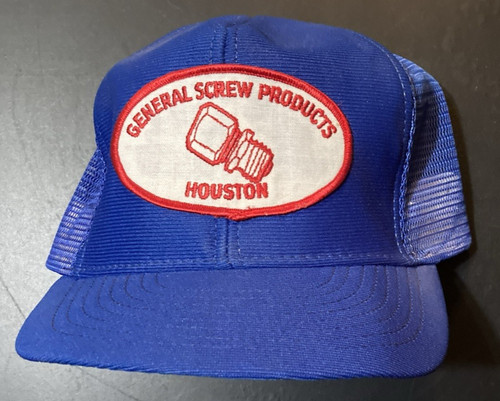 General Screw Products Houston Texas Machinery Mesh Trucker Hat Cap Snapback