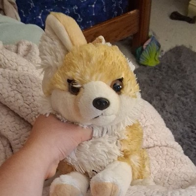 Orange/White Fox Plush Stuffed Animal Small 6-14 in Tan & White. Wild Republic