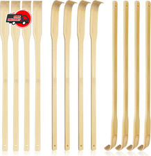 Uplama 12 Pcs Natural Bamboo Back Scratcher Traditional Wooden Back Sc