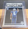 2025 Panini Mosaic Notoriety Rookie Jalen Milroe #15 Seahawks Football Card
