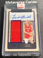 2025 Panini One and One WNBA Lexie Hull Jersey Autographs Blue Auto 18/49