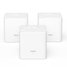 Tenda WiFi Mesh Nova MW3, Dual Band AC1200, 2 Porte Fast Ethernet, Modalità Rout