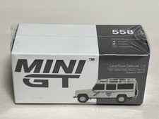 MINI GT 1/64 MGT00558-L Land Rover Defender Safari Rally Martini Racing Minicar