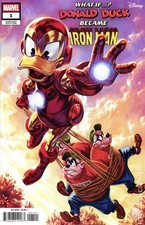 What If Donald Duck Became Iron Man 1B VF 2025 Stock Image