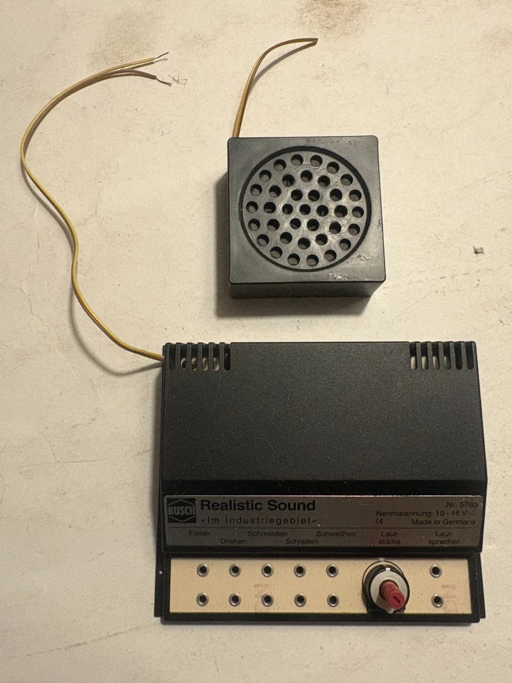 Busch 5763 Realistic Sound "Im Industriegebiet", ansehen, Schnäppchen !!!