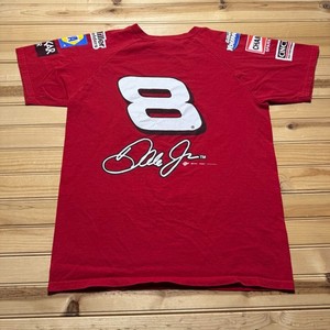 Vintage Y2K Dale Earnhardt Jr #8 NASCAR Nextel Cup Budweiser Racing Shirt Large