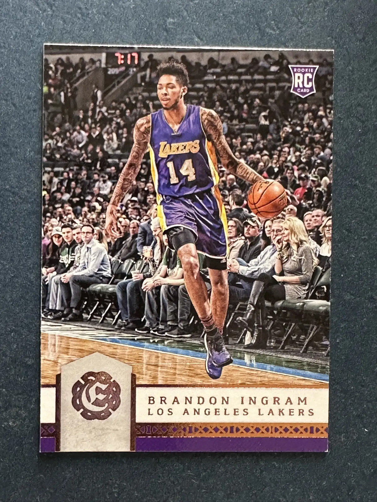 2016-17 Panini Excalibur #80 Brandon Ingram Los Angeles Lakers RC