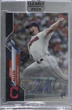 2020 Topps Clearly Authentic Auto Black 27/75 Logan Allen #CCA-LA Auto 1da