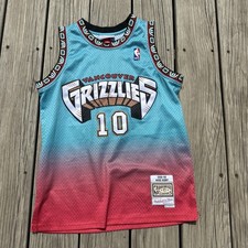 1998-1999 Mike Bibby Vancouver Grizzlies Mitchell And Ness Jersey Large 14/16