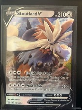 stoutland v pokemon card price Pokemon TCG - Stoutland V Crown Zenith Full Art Holo Card 116/159 main image 1