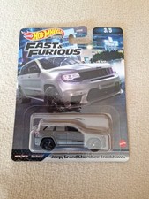 Premium Hot Wheels Jeep Grand Cherokee Trackhawk 4x4 Allrad SUV Fast Furious Neu