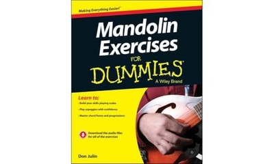 Mandolin Exercises For Dummies - paperback Julin, Don
