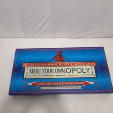 Make Your Own Opoly Monopoly Game VINTAGE Read Description