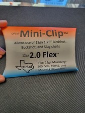 OPSol Mini-Clip 2.0 Flex - made in USA - fits 12 ga Mossberg 500 590 Mav 88