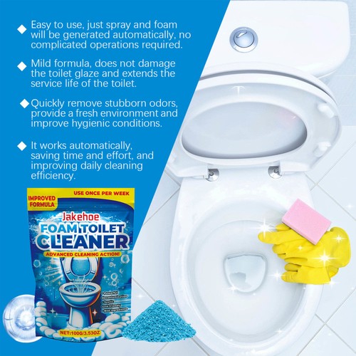 1-3X Splash Toilet Cleaner, Upgrade Cleaner,Powerful Foaming Toilet Bowl Cleaner - Picture 2 of 15