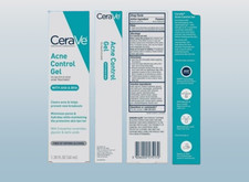 CERAVE ACNE CONTROL GEL 1.35 OZ. BOXED LOT OF 4 PIECES