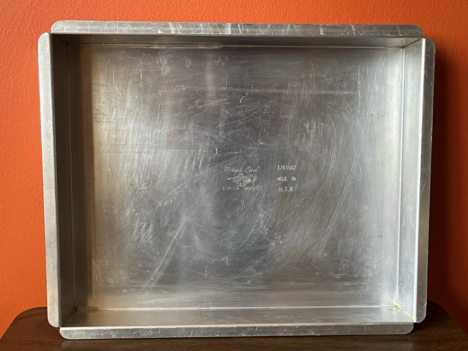 MAGIC LINE rectangle sheet cake pan • 12x15x2 Square Corners • EUC