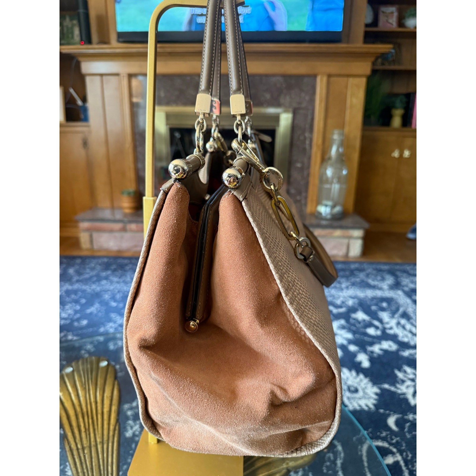 Coach Madison Collection Python Embossed Carrie C… - image 6