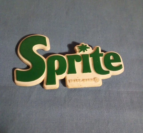 Coca-Cola Vintage Menu Board Insert: "SPRITE" Plastic Sign 3.25 X 1.5 in.