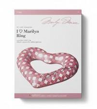 Marilyn Monroe I Love Marilyn Heart Ring Pool Float W/ Metallic Accents 50