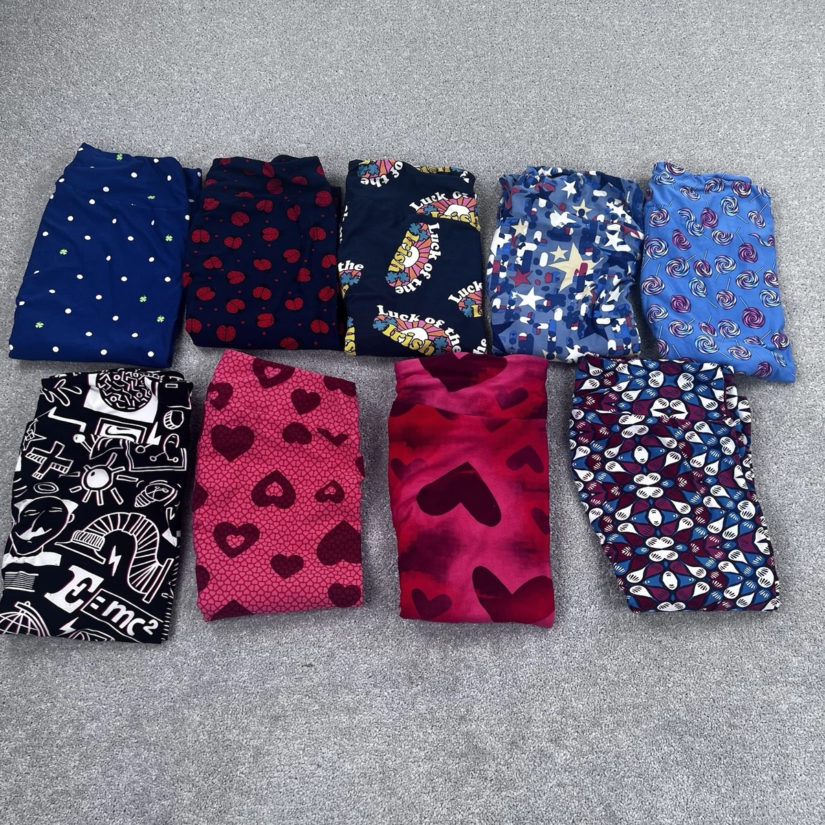 Legging Lularoe Motif Aztèque Taille Unique - Violet, Rouge, Noir, Bleu - Neuf Avec étiquettes