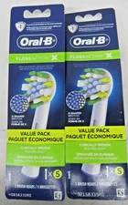 Oral-B FlossAction Electric Toothbrush Replacement Brush Heads Refills, 10 Count